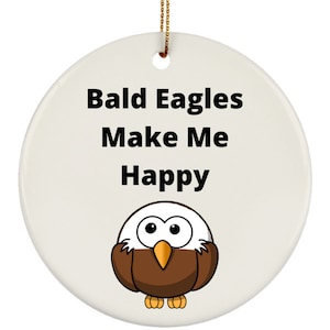 Bald Eagle Ornament, Bald Eagle Gift, Bald Eagle Gift Ornament, Bald Eagle Gift For Friend,Bald Eagle Gift For Woman,Bald Eagle Gift For Man