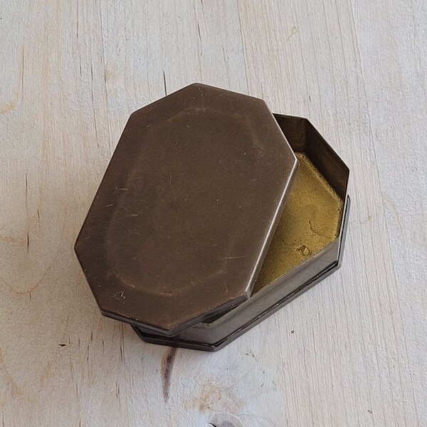 Brass Trinket Box Etsy