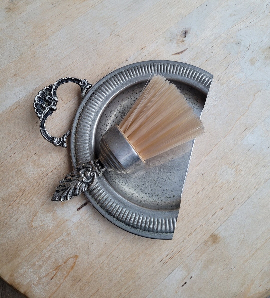 Art Nouveau Crumb Broom & Shovel Vintage Crumbs Catcher Metal Etsy