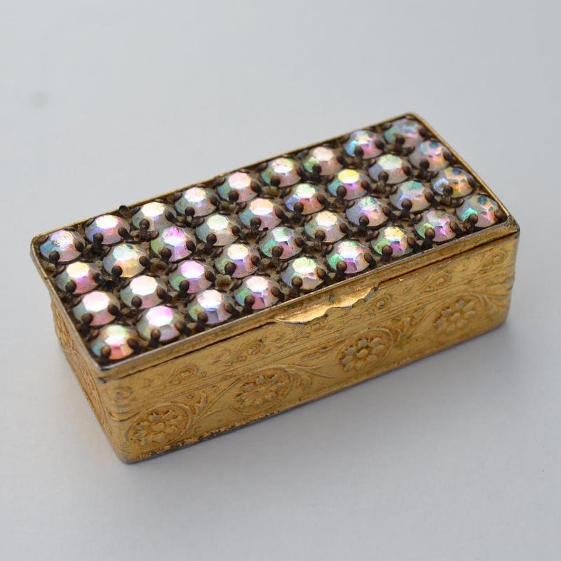Brass Pill Box