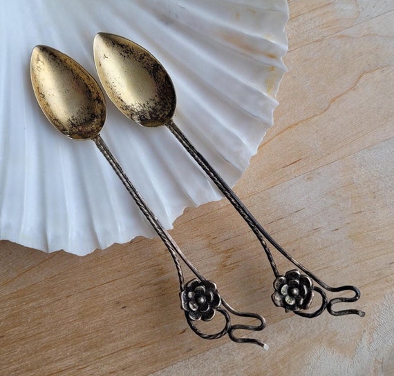Vintage】 Floral Teaspoons 【公式通販】