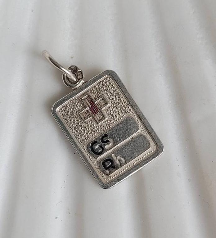 Ciondolo Argento 925 Personalizzabile 25mm | Forma Chapa Ovale Con Incisione Inclusa | Regalo Unisex Con Confezione