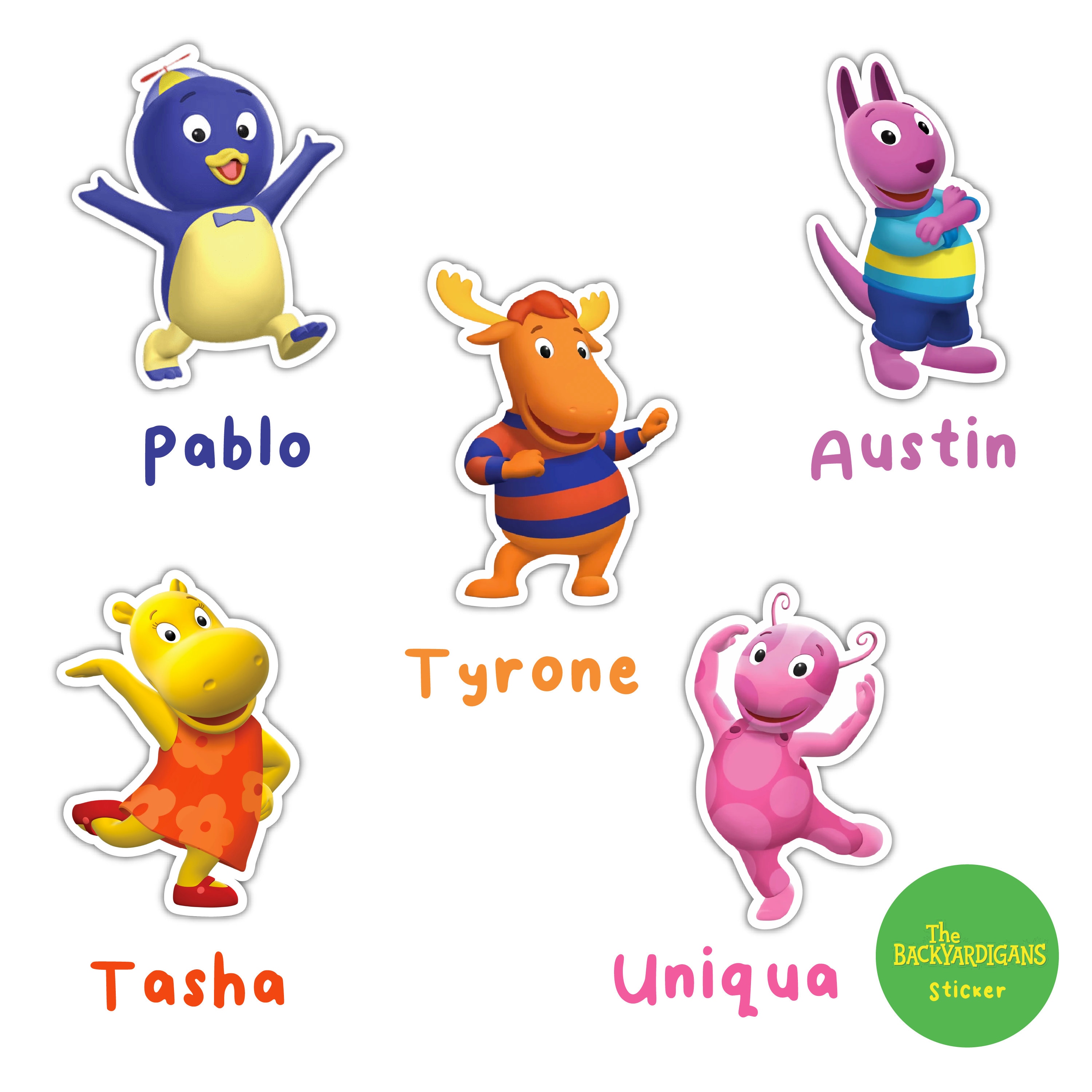 What Are Names Of The Backyardigans Cheap Backyardigans Stickers 2