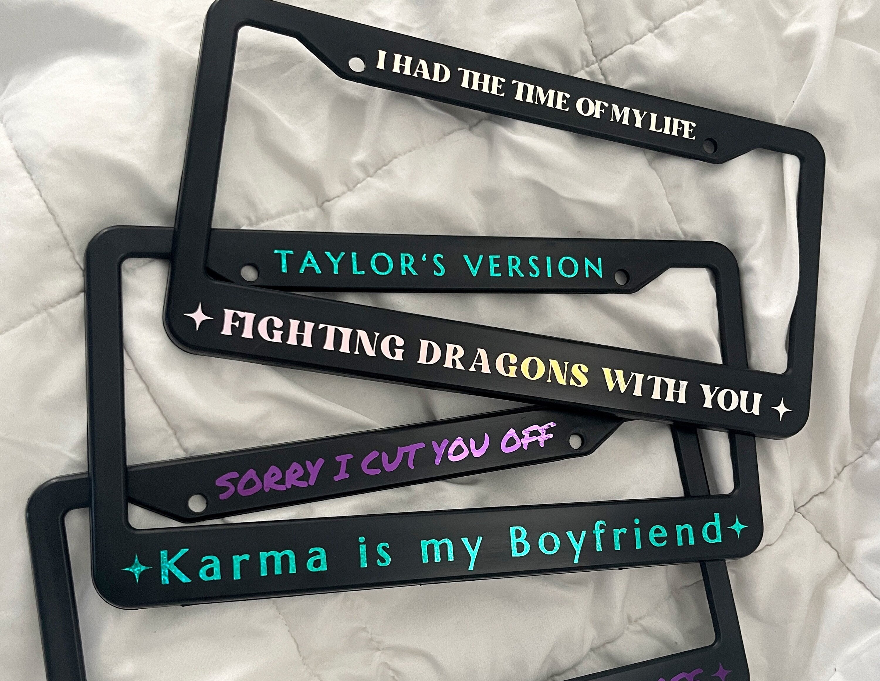 Taylor Swift Car Accessories, Swiftie Merch Accessories, License Plate