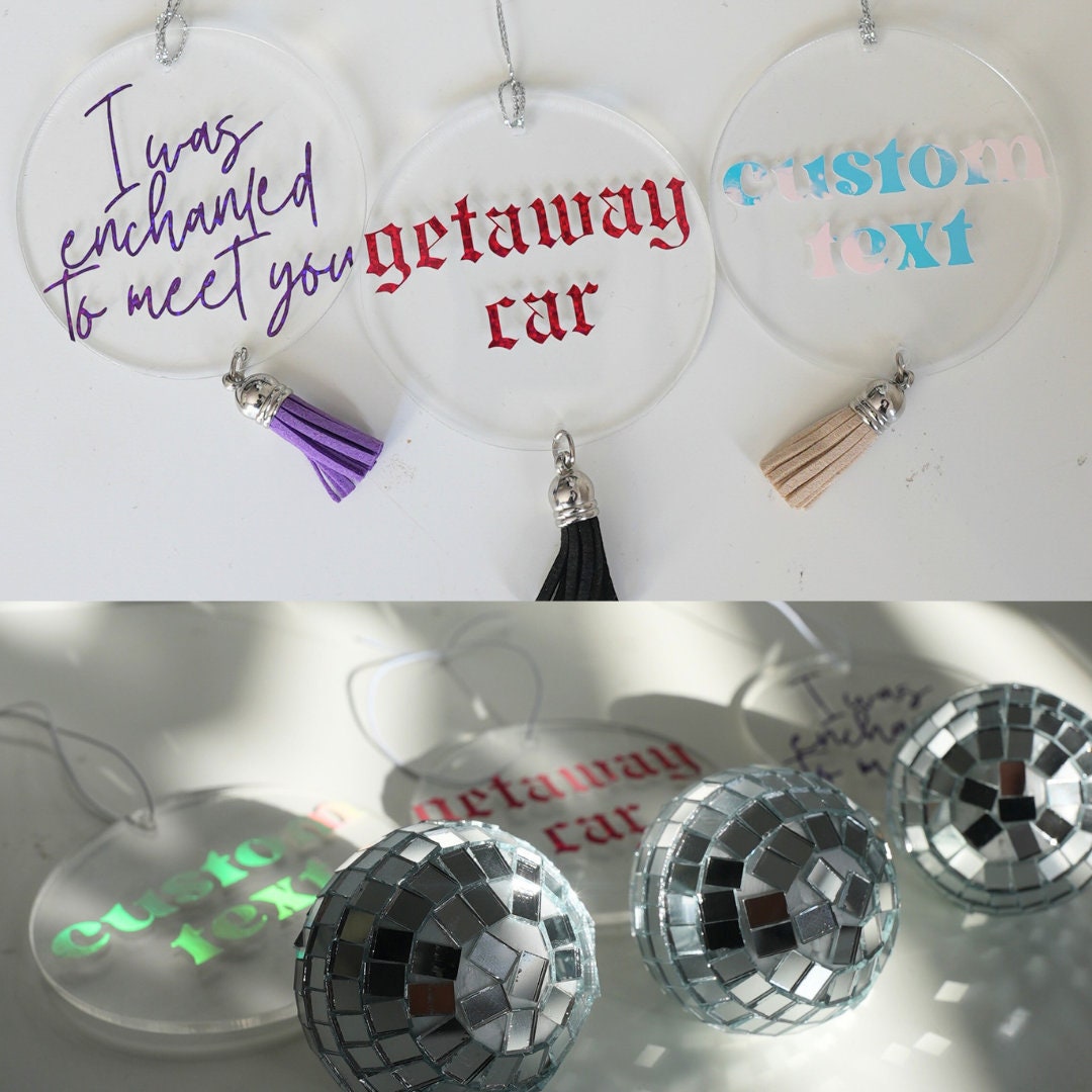 Taylor Swift Car Accessories Mirrorball Custom, Taylor Swift Car Charms, Custom Taylor Swift