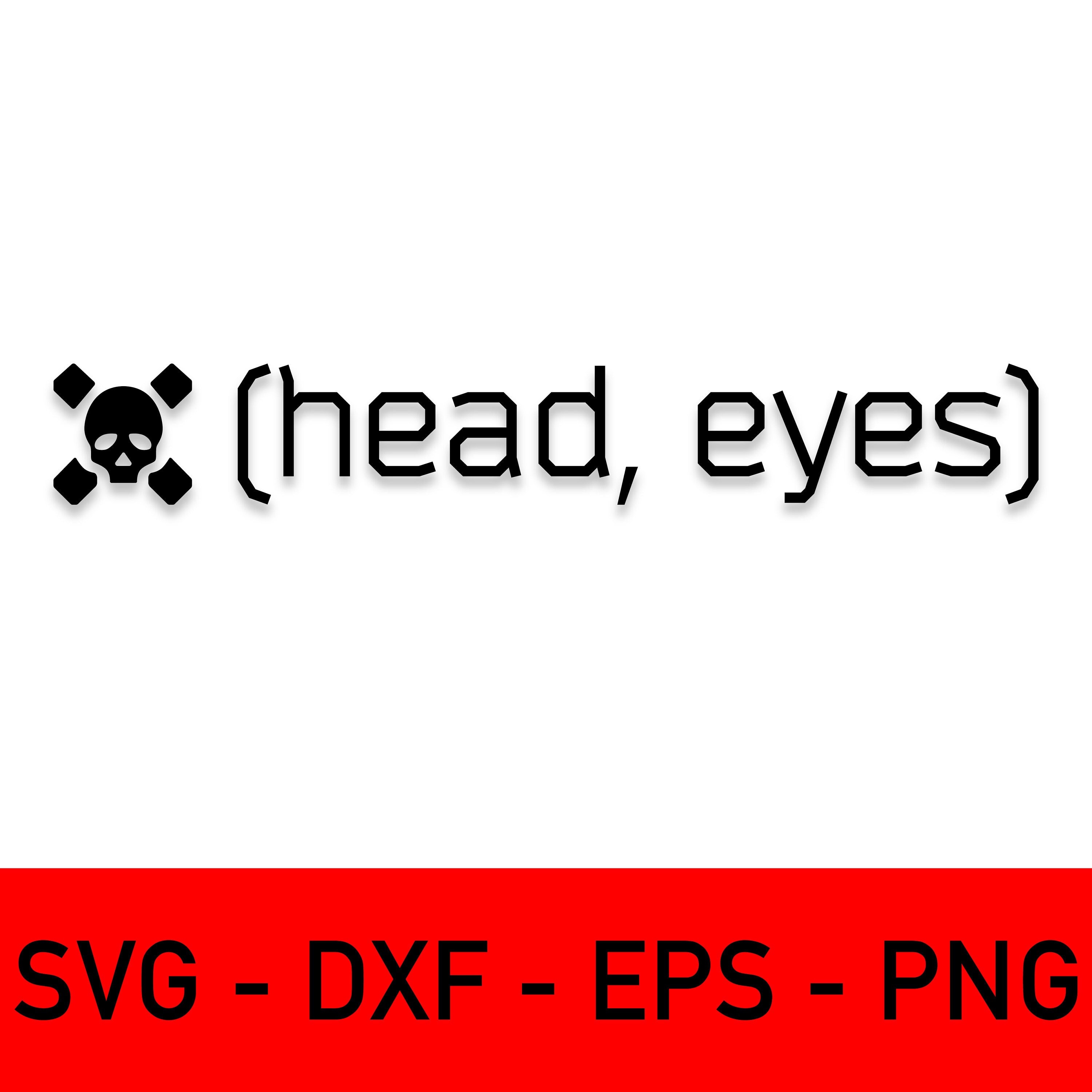 Escape From Tarkov Head Eyes SVG Bundle svg, Dxf, Eps, & Png Etsy