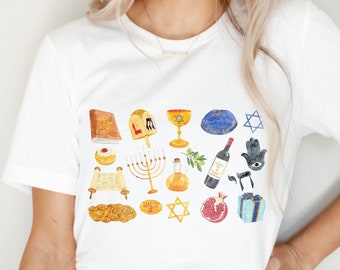 Happy Hanukkah,It’s the Little Things Shirt,Holiday,Merry Christmas, Hanukkah Shirt,Jewish Shirt,Jew Shirt,Jewish Gift,חנוכה חולצה,chanukah