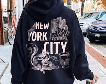 Dames Y2K New York Sweatshirts voor Vrouwen Ronde Hals
