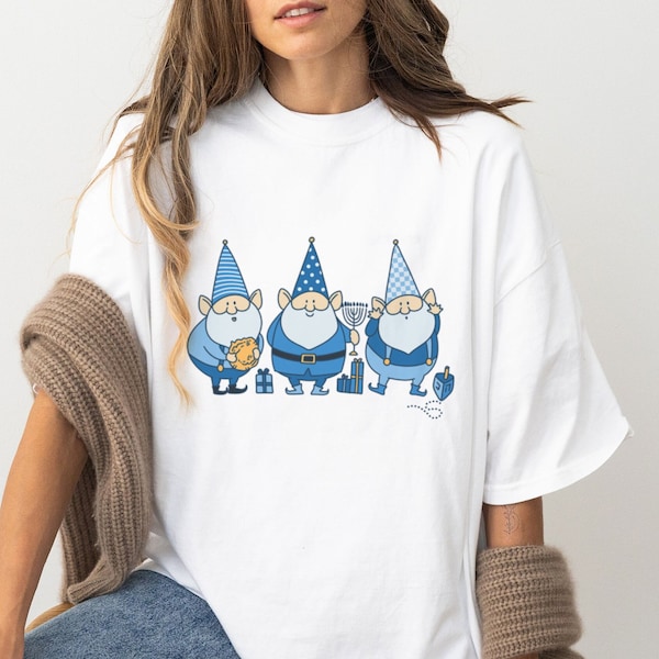 Hannukah Gnomes Shirt Jewish Gift Hanukkah Shirt Hannukah Tshirt Funny Hannukah Gift Gnome Shirt Hanukkah Outfit Happy Hanukkah Chanukah