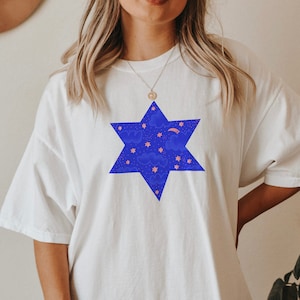 Star of David Shirt Love T-Shirt Hebrew Shirt Love Quote Jewish Shirt Israel Shirt Jewish Gift Hebrew T-Shirt Jewish Girl Israeli Shirt אהבה