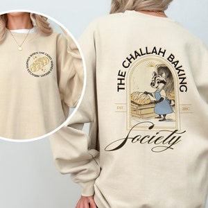 Hanukkah Challah Sweatshirt Hanukkah Sweater Hanukkah Sweatshirt Hannukah Sweater Hanukkah Gifts Baking Shirt Nes Gadol Hanukkah Shirt DK1