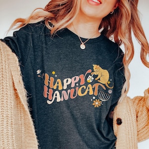 Funny Hanukkah Shirt Happy Hanucat shirt Hannukah tshirt Hanukkah Pajamas Sweater Chanukah Shirt Hanukkah Shirt Cat Lover Gift Cat Mom Shirt