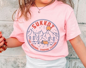 Original Camping Sukkot Shirt Rosh Hashanah Shirt Hebrew Shirt Messianic Jewish Gift Judaica gifts Torah Shirt Feast Shirt Tabernacles shirt