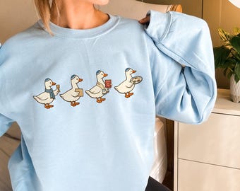 Ganzen Sweetshirt Pesach Sweetshirt Comfort Kleuren Sweetshirt Israël Sweetshirt Hebreeuws Sweetshirt Joodse kleding Joods cadeau Hebreeuws