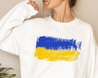 Ukrainian Flag Sweatshirt, Ukraine Peace Shirt, Ukraine People Shirt, Stand with Ukraine Shirt, Свитшот Украина Украинский Флаг No War Shirt
