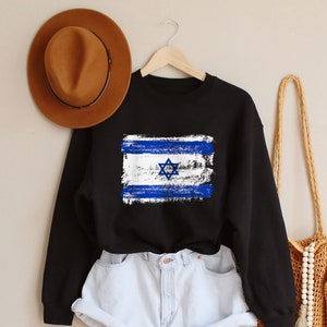 Israel Flag Israel Sweatshirt Stand With Israel Jewish Shirt Israeli Tee Hebrew T-Shirt Jewish Gift Jewish T-Shirt Free Palestine Shirt