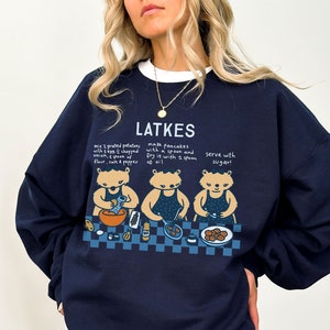 Latkes Shirt Hanukkah Shirt Hanukkah Sweater Hannukah Sweater Gift Hanukkah Sweatshirt Hanukkah Shirt Hannukah Shirt Rosh Hashanah Shirt