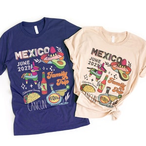 Custom Cancun Matching Shirts Mexican Riviera Cruises Mexico Squad 2023 Family Matching Vacation Shirt Cruise Shirts Beach 2023 Vacation Tee