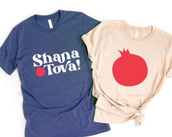 Shana Tova Shirt Rosh Hashanah Matching Family Shirts Rosh Hashanah Gifts Matching Shanah Tovah Jewish Holidays Jewish Baby Gifts  שנה טובה