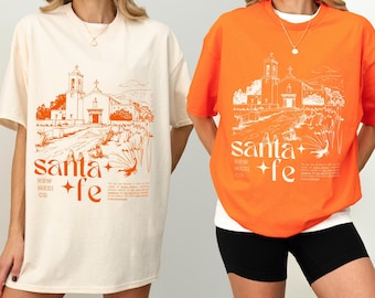 Camiseta de férias em família em Santa Fé, viagem em família em Santa Fé, viagem para meninas no Novo México, camisetas personalizadas de Santa Fé, camisetas de despedida de solteira em Santa Fé