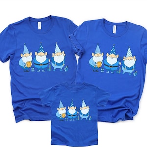 Hannukah Gnomes Shirt Jewish Gift Matching Hanukkah Shirts Hannukah Tshirt Funny Gnome Shirt Hanukkah Outfit Happy Hanukkah Gift Chanukah