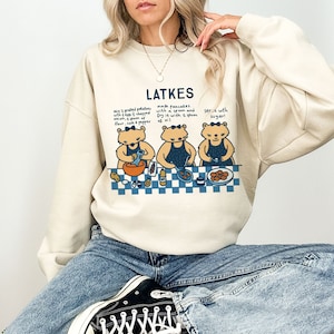 Koszula Latkes Koszula Chanuka Koszula Chanuka Sweter Hanuka Prezent Bluza Chanuka Koszula Chanuka Koszula Hanuka Koszula Rosh Hashanah