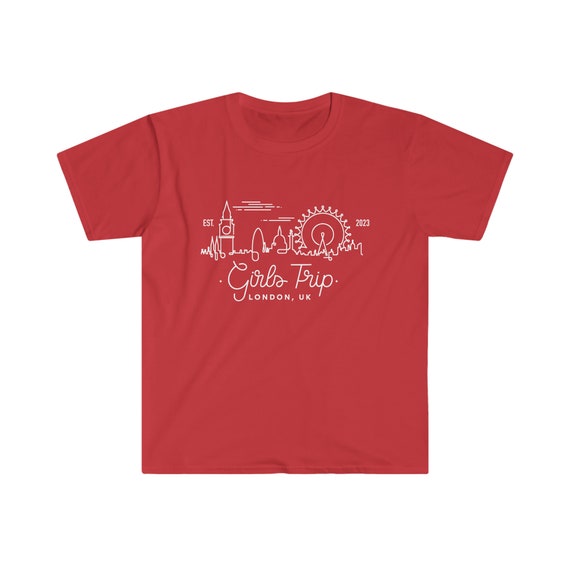 London Matching Vacation Shirt Custom Girls Trip Shirts 2023 Family Matching Shirts Family London UK 2023 Summer Vacation Shirts London Trip Etsy