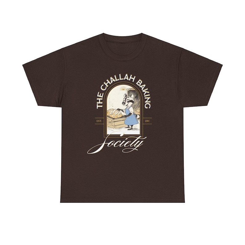 Chanukka Challah Shirt Chanukka Shirt Back Shirt Jüdisches Geschenk Chanukka Geschenk Chanukka Pullover Waschbär Shirt Chanukka Shirts Frauen חנוכה DK1 Dark Chocolate