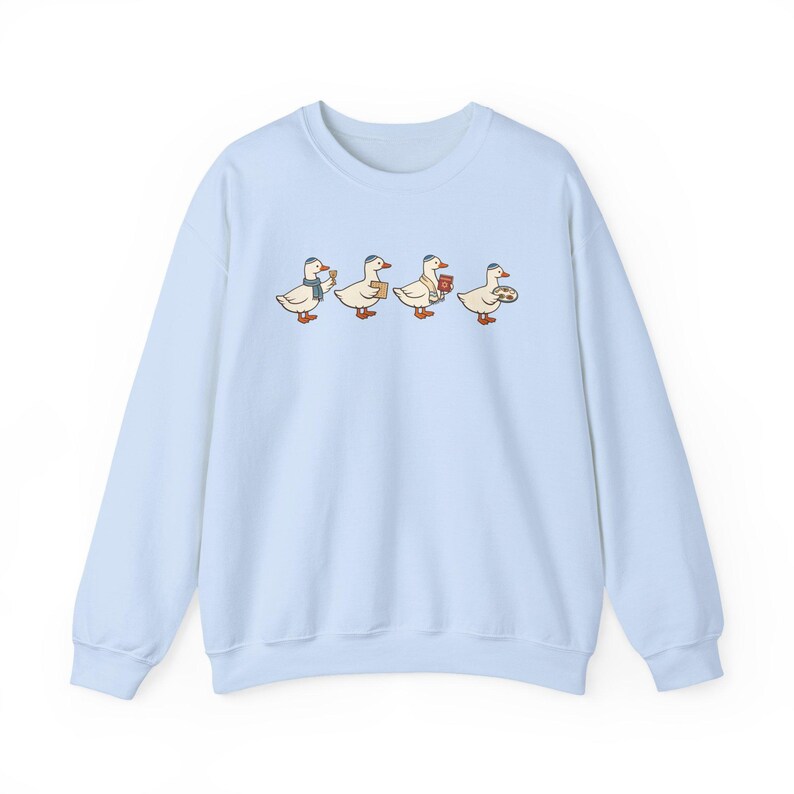 Geese Sweetshirt Passover Sweetshirt Comfort Colors Sweetshirt Israel Sweetshirt Hebrew Sweetshirt Jewish Clothing Jewish Gift Hebrew image 8