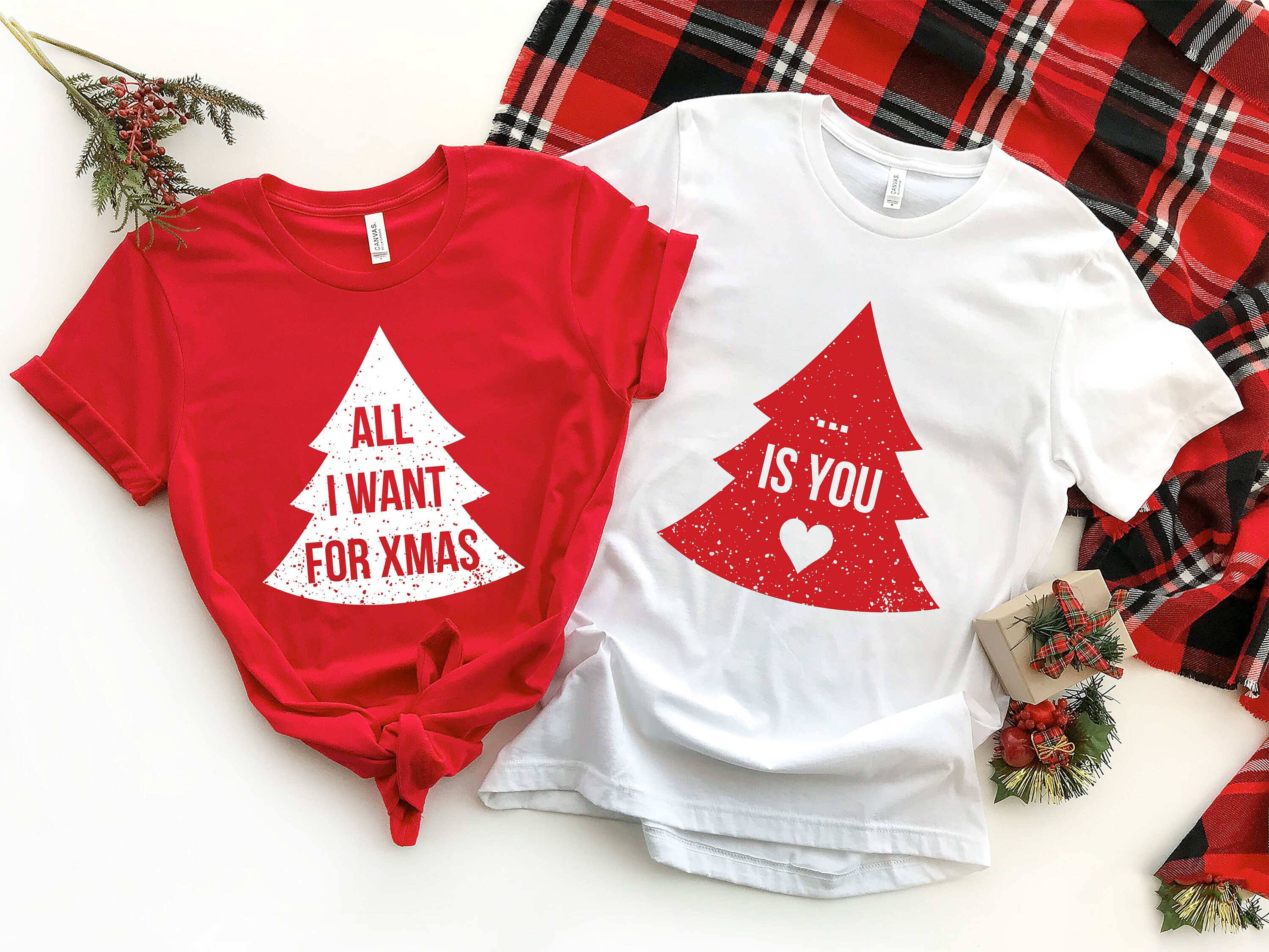 Couples Christmas T-Shirt, Matching Family Christmas Shirt