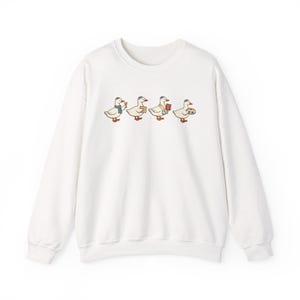 Geese Sweetshirt Passover Sweetshirt Comfort Colors Sweetshirt Israel Sweetshirt Hebrew Sweetshirt Jewish Clothing Jewish Gift Hebrew image 5