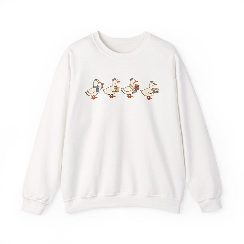 Geese Sweetshirt Passover Sweetshirt Comfort Colors Sweetshirt Israel Sweetshirt Hebrew Sweetshirt Jewish Clothing Jewish Gift Hebrew image 5