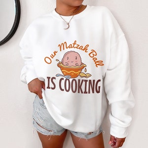 Jewish Mother Sweatshirt Imma Shirt Matzo Ball Pregnancy Announcement Jewish Shirt New Parents Shirts Hebrew Shirt Pregnancy Reveal