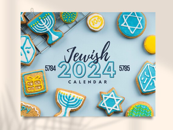 Jewish Calendar 2024 Monthly Planner Jewish Holidays Rosh Hashanah 5784  Jewish Gift 12 Month Wall Calendar Hebrew Holidays Biblical Calendar - Etsy