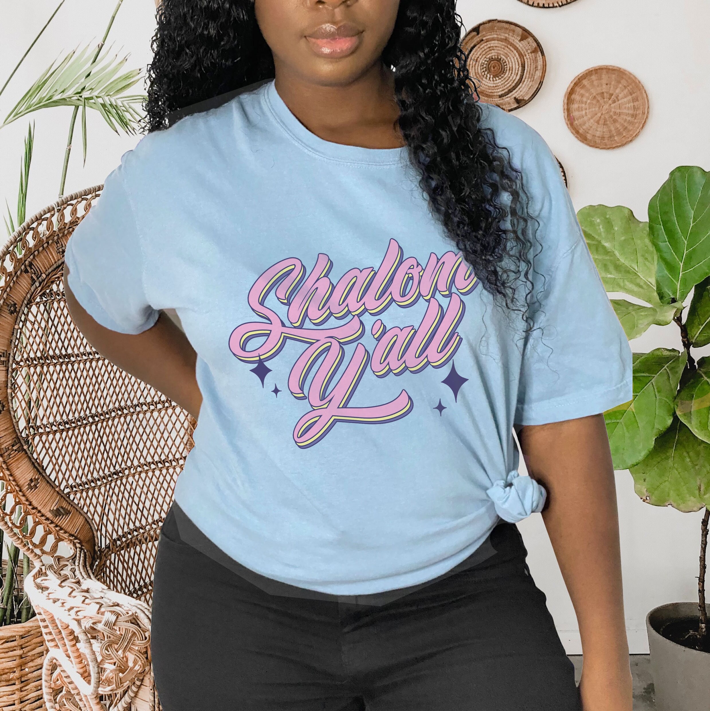 Shalom Y All Shirt - Etsy