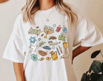 Happy Hanukkah,It’s the Little Things Shirt,Holiday,Merry Christmas, Hanukkah Shirt,Jewish Shirt,Jew Shirt,Jewish Gift,חנוכה חולצה,chanukah