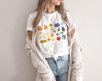 Happy Hanukkah,It’s the Little Things Shirt,Holiday,Merry Christmas, Hanukkah Shirt,Jewish Shirt,Jew Shirt,Jewish Gift,חנוכה חולצה,chanukah