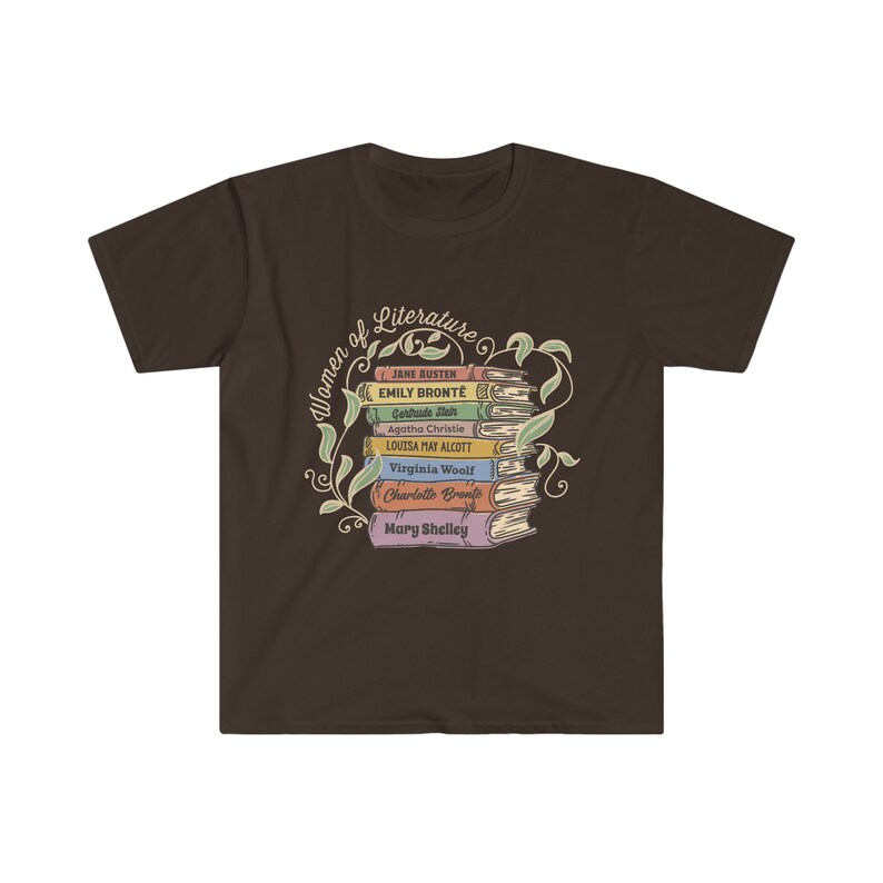 Women of Literature Shirt Feminism Gift Book Lover Shirt Poetry Lover Women Writers Empowerment Shirt Girl Writer Shirt Book Reading Shirt image 9