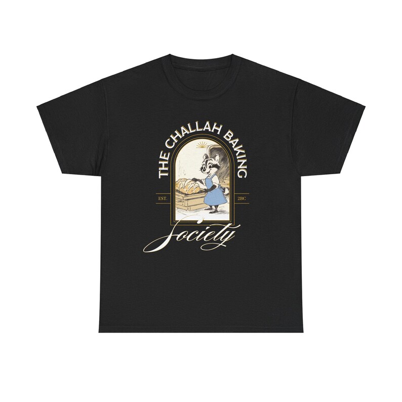 Chanukka Challah Shirt Chanukka Shirt Back Shirt Jüdisches Geschenk Chanukka Geschenk Chanukka Pullover Waschbär Shirt Chanukka Shirts Frauen חנוכה DK1 Black