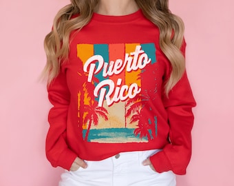 Puerto Rico-tröja San Juan semester-t-shirt sommar strand-t-shirt kustskjorta sommar puertoricansk kulturarvskjorta tillverkad i Puerto Rico resor