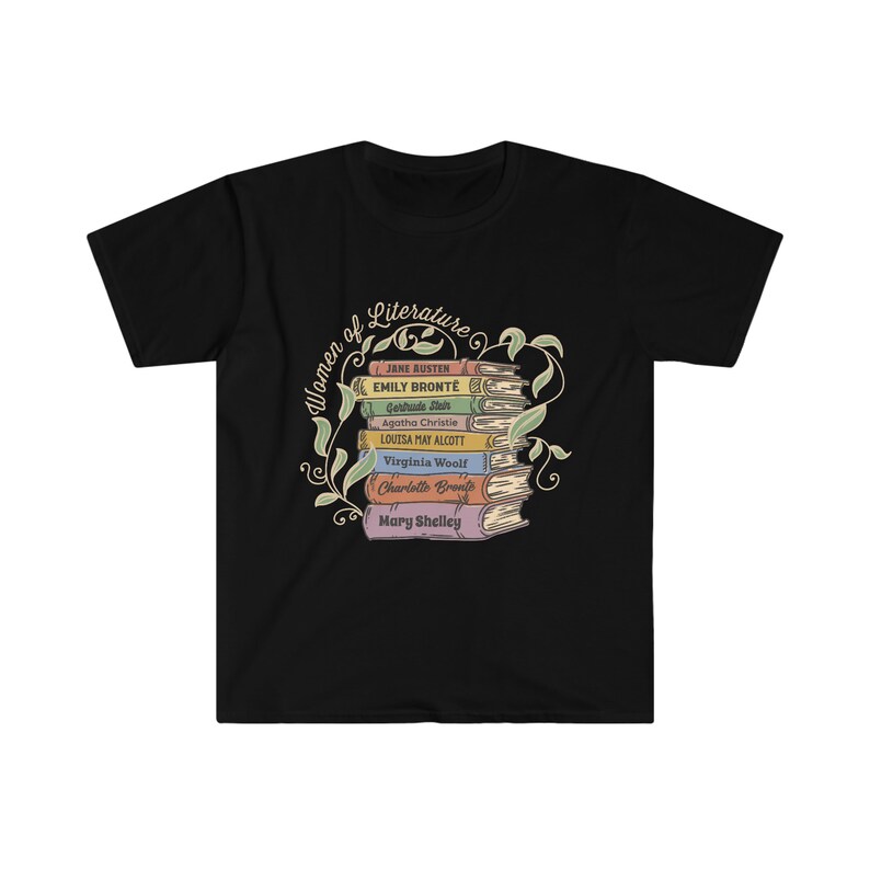 Women of Literature Shirt Feminism Gift Book Lover Shirt Poetry Lover Women Writers Empowerment Shirt Girl Writer Shirt Book Reading Shirt image 10