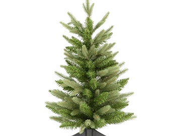 Fraser Fir Evergreen Pine Small Holiday Decor Indoor Xmas Decoration Artificial Winter Christmas Tree Rustic Country Tabletop
