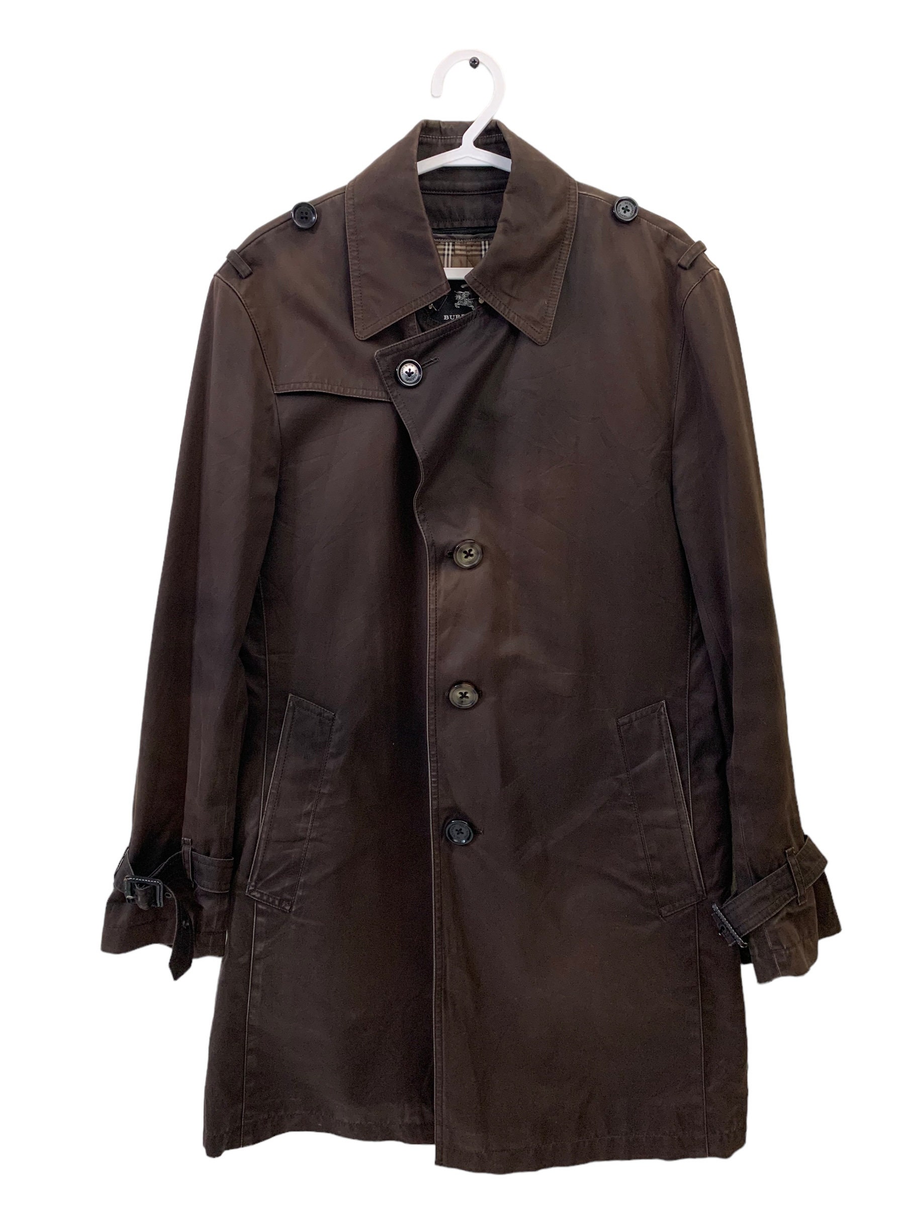 Burberry Black Label Trench Coat - Etsy Canada