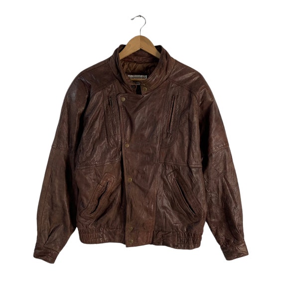 Vintage Valentino Uomo Leather Jacket - Etsy Vintage Valentino Uomo Leather Jacket - Etsy