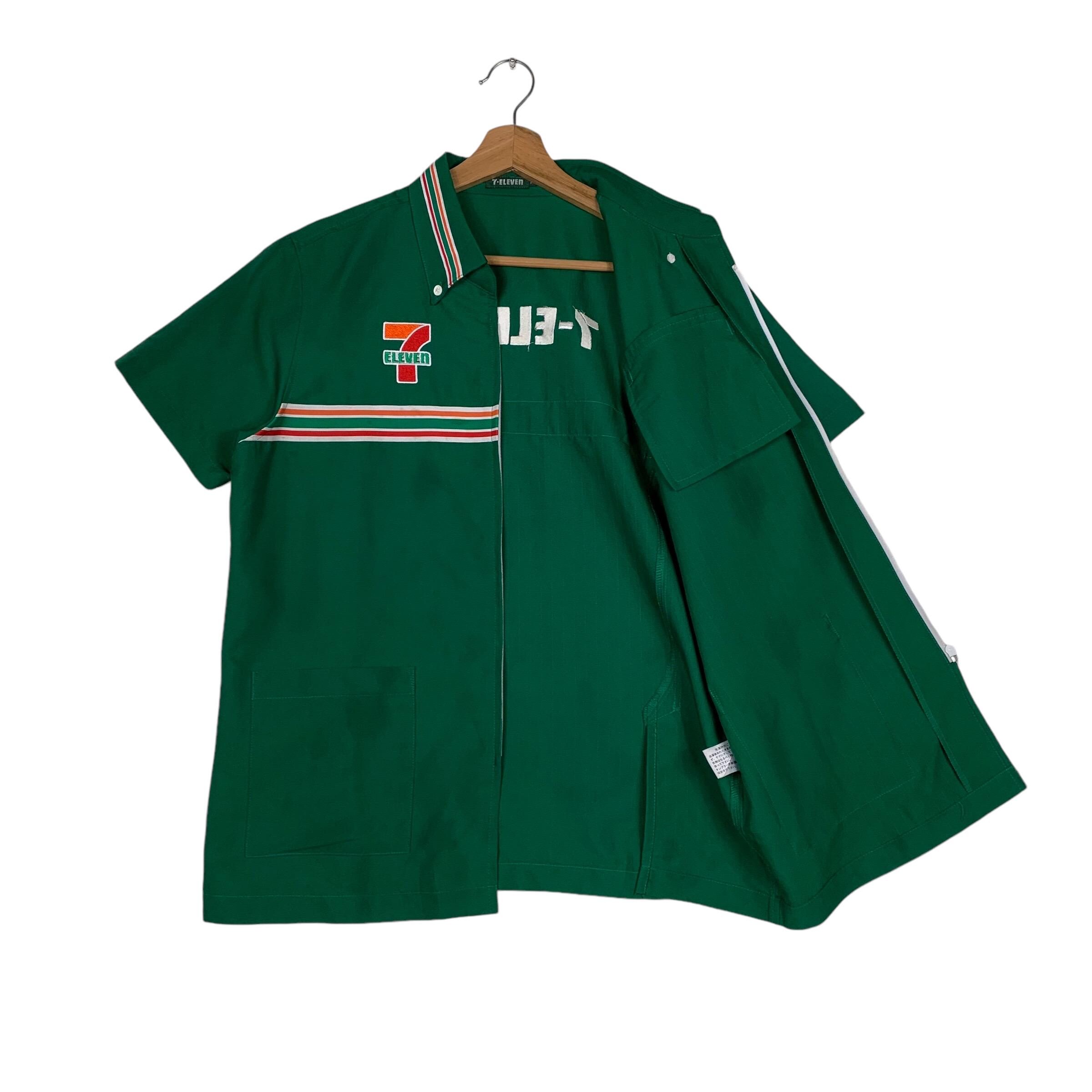 Vintage 7 Eleven Japan Uniform Zipper Shirt - Etsy