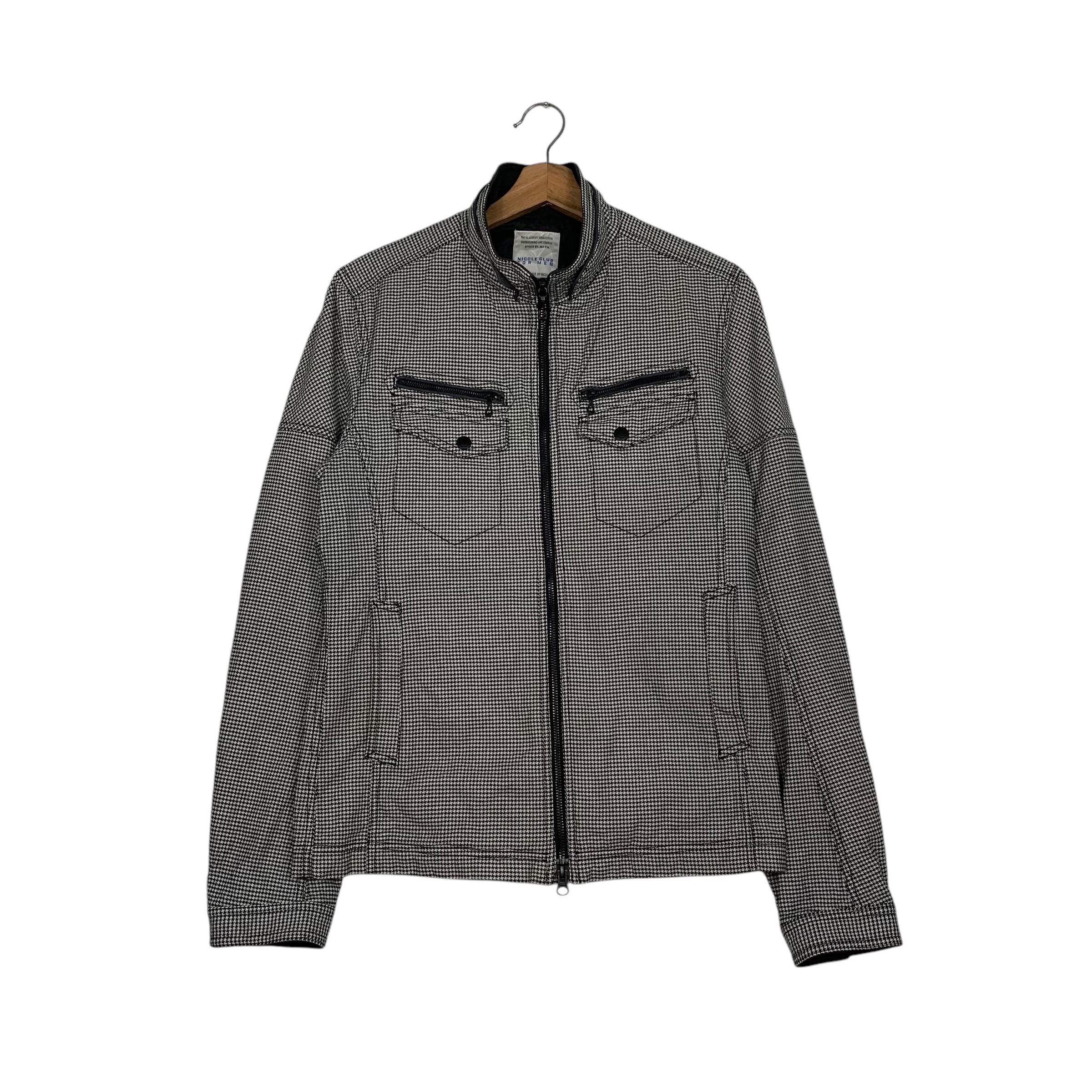 ジャケット・アウター NICOLE CLUB back cross biker jacket NICOLE CLUB back cross biker jacket NICOLE CLUB back cross