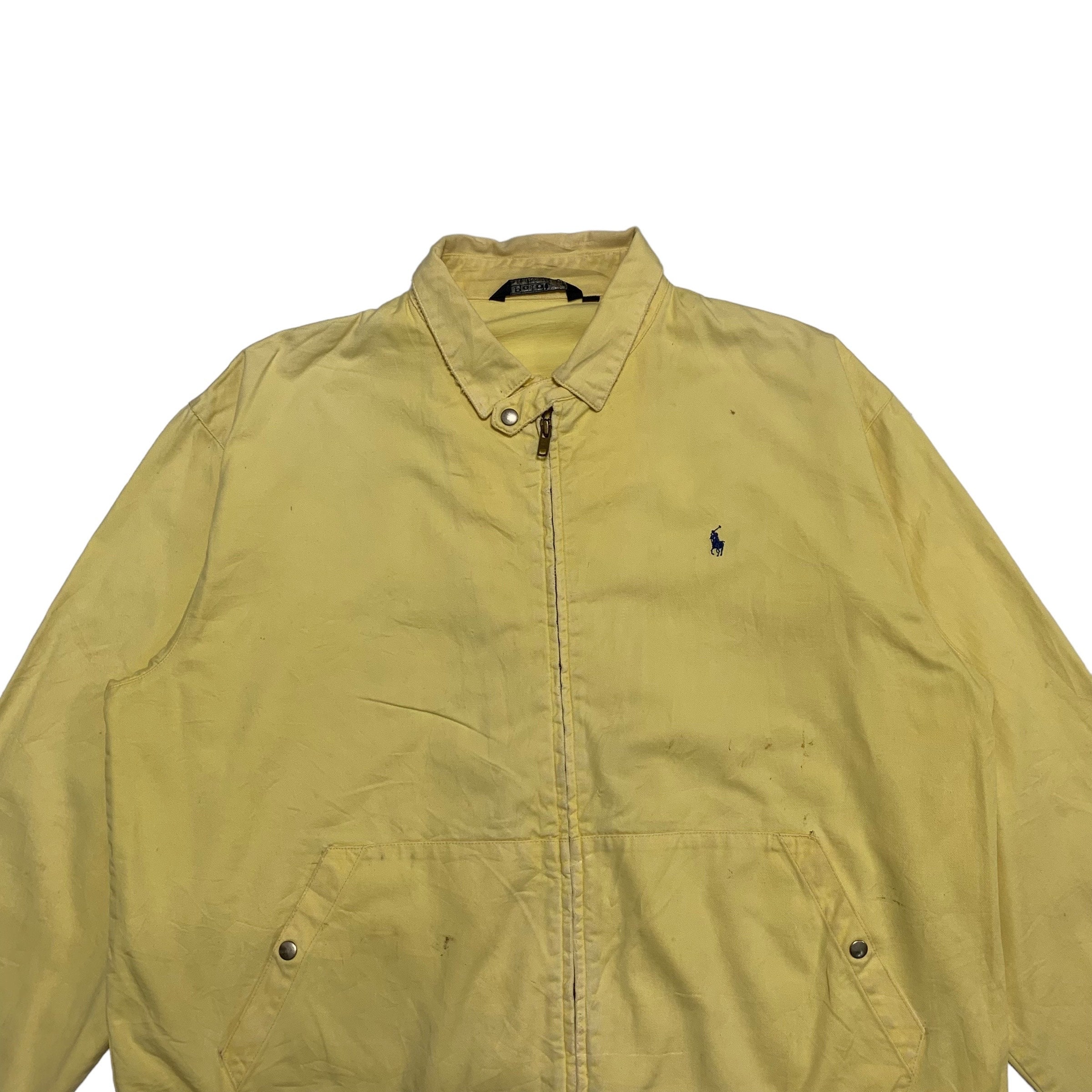 ジャケット・アウター polo by ralph lauren swing top yellow Vintage Polo Ralph Lauren Yellow Jacket - Etsy