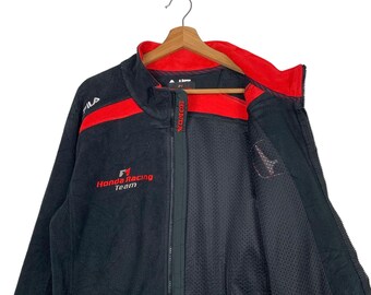 Fila F1 Honda Racing Team Fleece Jacket - Etsy
