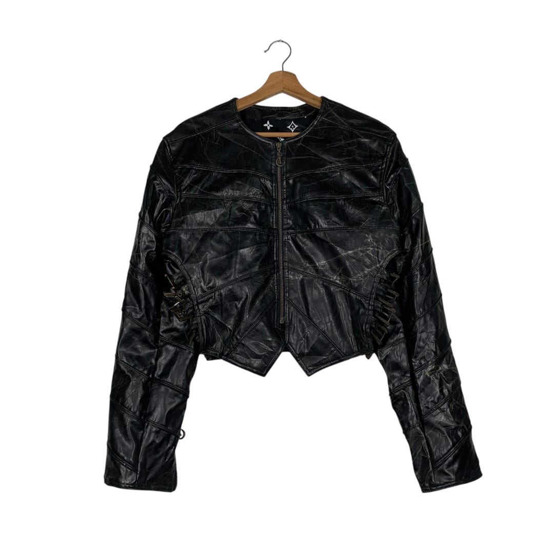 90s luna mattino zip short leatherjacket 【公式通販】