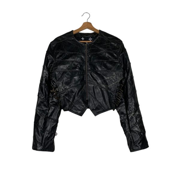 90s luna mattino zip short leatherjacket 【公式通販】